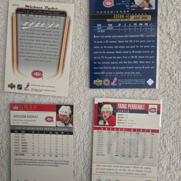 15-Card Hockey Lot - Mats Sundin Insert, Gilmour HOF & Canadiens Stars! (Sleeved - Picture 7 of 9